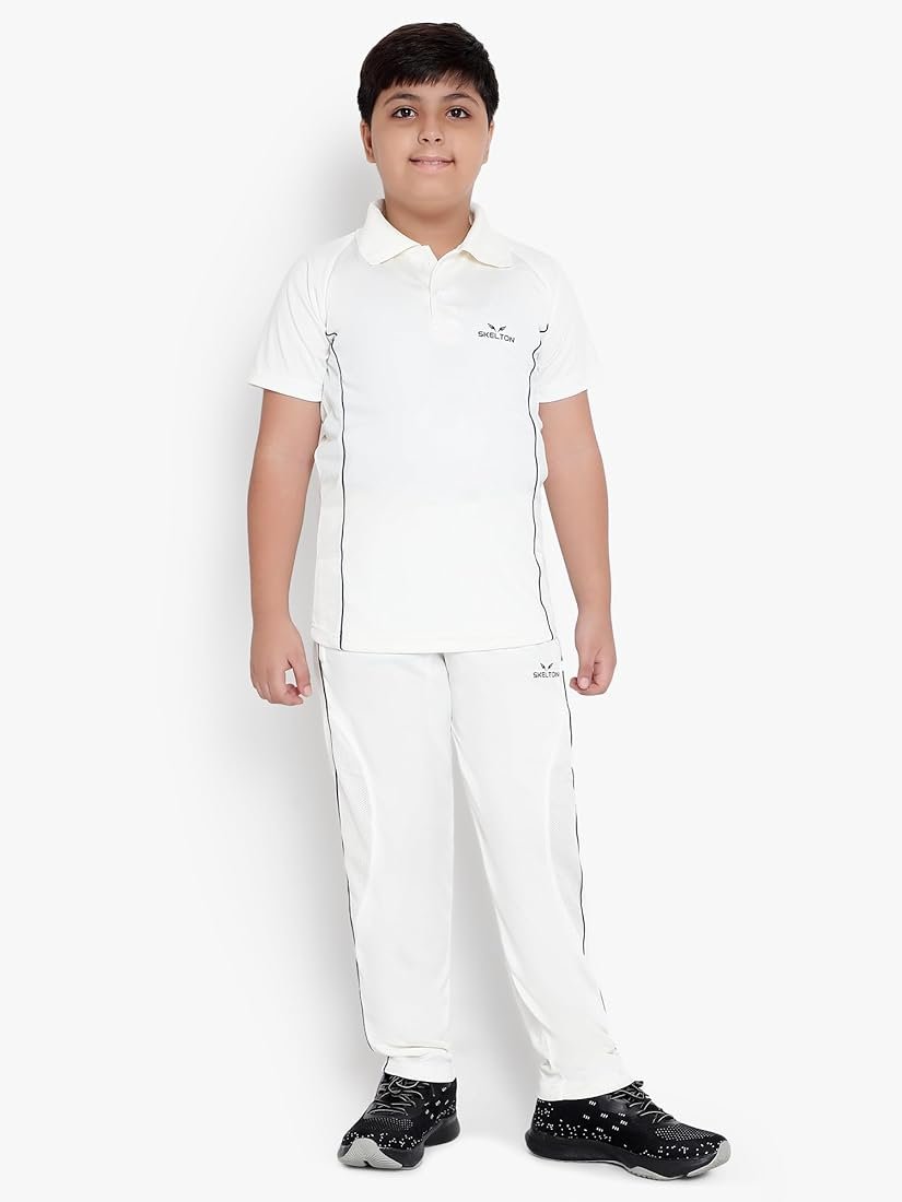 Cream Check Collar Shirt